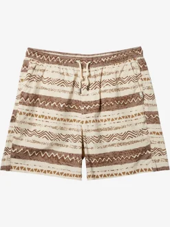 Quiksilver Taxer Print Elastic Waist Shorts Birch Playa Mesa Shop