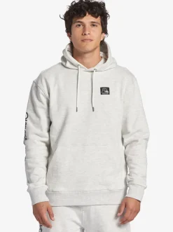 Quiksilver The Original Hoodie White Marble Heather Shop