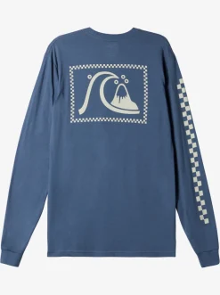 Quiksilver The Original Long Sleeve T-Shirt Bering Sea Flash Sale