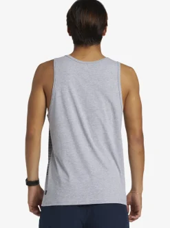 Quiksilver Tijuana Stripe Tank Top Athletic Heather Sale