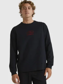 Quiksilver Tilt Long Sleeve Stn T-Shirt Black Best