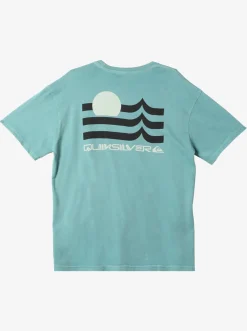 Quiksilver Tipping Sunsets Mnd T-Shirt Reef Waters Clearance