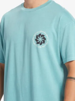 Quiksilver Tipping Sunsets Mnd T-Shirt Reef Waters Clearance
