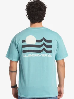Quiksilver Tipping Sunsets Mnd T-Shirt Reef Waters Clearance