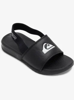 Quiksilver Toddler'S Bright Coast Strapped Sandals Black/White/Black Clearance