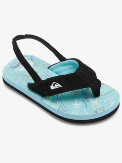 Quiksilver Toddler'S Molokai Layback Sandals Blue/Blue/Green Flash Sale