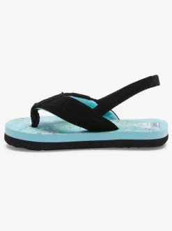 Quiksilver Toddler'S Molokai Layback Sandals Blue/Blue/Green Flash Sale