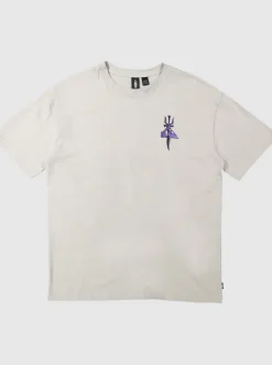 Quiksilver Tridagger T-Shirt Gray Violet Discount