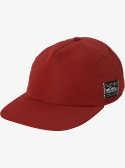 Quiksilver Tride Snapback Hat Red Ochre Discount