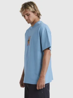 Quiksilver Trident T-Shirt Adriatic Blue Cheap