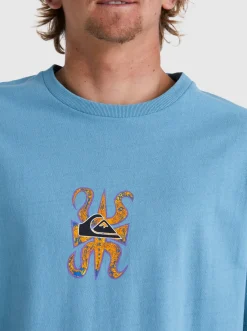 Quiksilver Trident T-Shirt Adriatic Blue Cheap