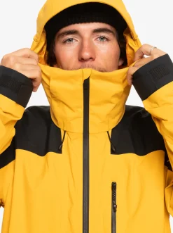 Quiksilver Ultralight Gore-Tex® Technical Snow Jacket Mineral Yellow Shop