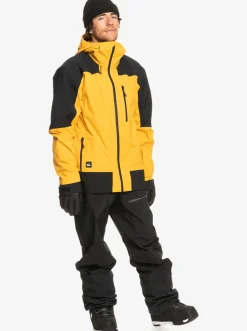 Quiksilver Ultralight Gore-Tex® Technical Snow Jacket Mineral Yellow Shop