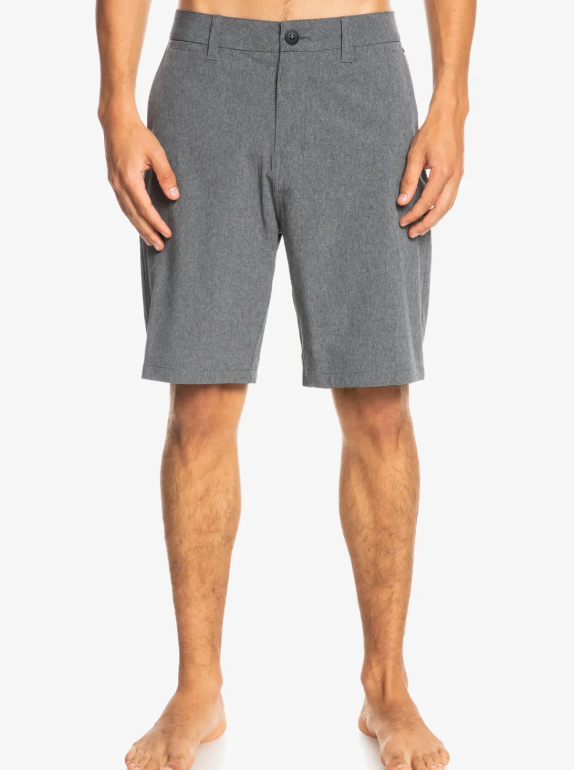 Quiksilver Union Heather 20" Amphibian Boardshorts For Young Men Black Flash Sale