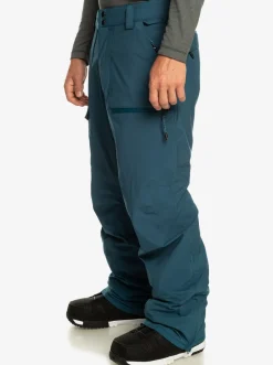 Quiksilver Utility Shell Snow Pants Majolica Blue Flash Sale