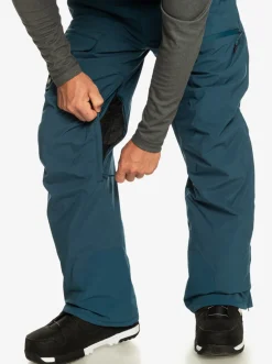 Quiksilver Utility Shell Snow Pants Majolica Blue Flash Sale