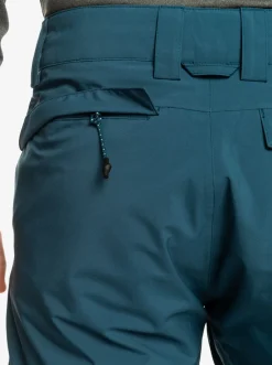 Quiksilver Utility Shell Snow Pants Majolica Blue Flash Sale