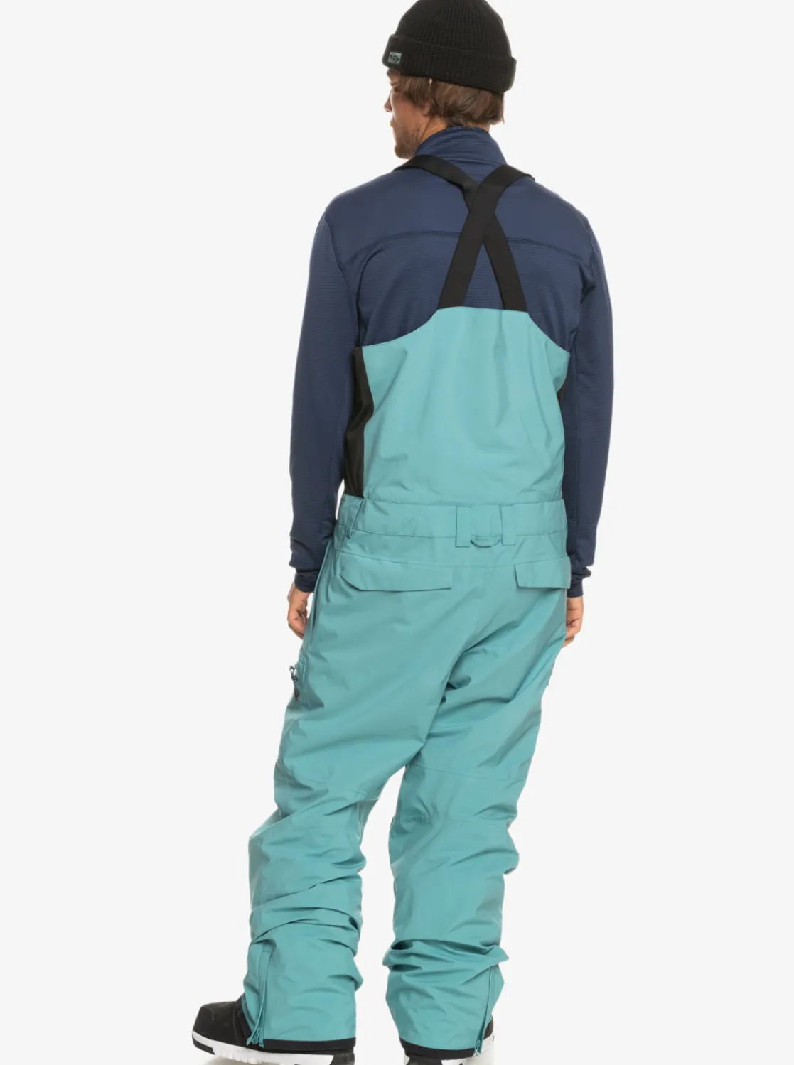 Quiksilver Utility Technical Snow Bib Pants Brittany Blue Cheap