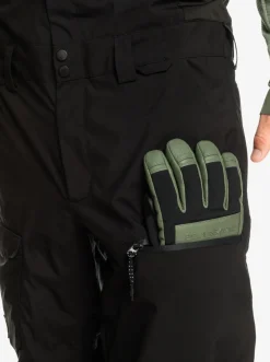Quiksilver Utility Technical Snow Bib Pants True Black Store