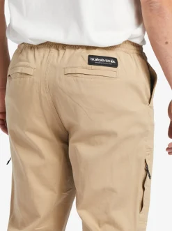 Quiksilver Waterman After Surf Elastic Waist Pants Incense Cheap