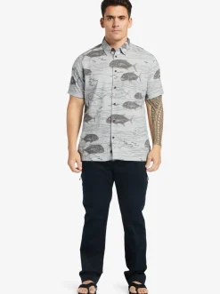 Quiksilver Waterman After Surf Elastic Waist Pants Black New