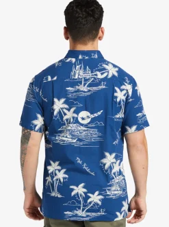 Quiksilver Waterman Ahi Holiday Woven Shirt Ahi Holiday Estate Blue Shop