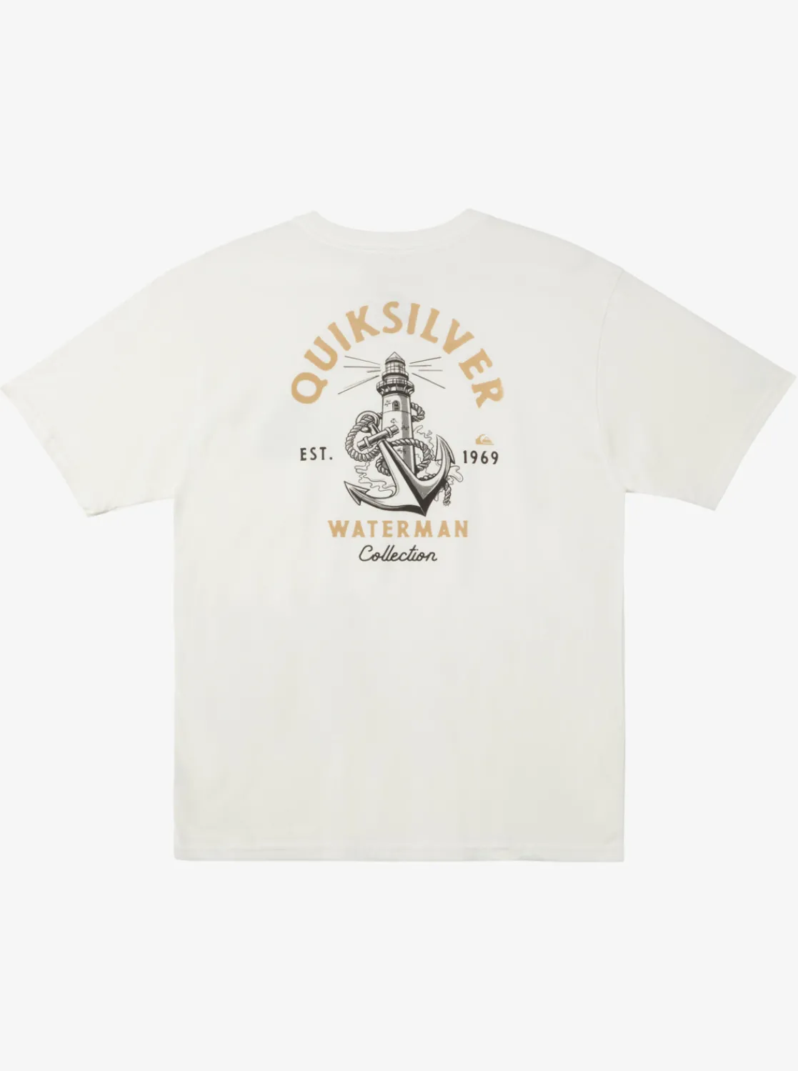 Quiksilver Waterman Anchors Away Qt-Shirt Snow White Cheap