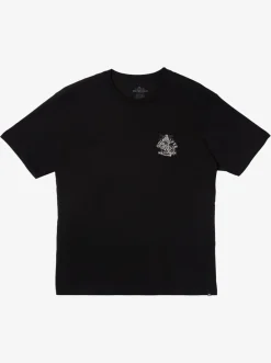 Quiksilver Waterman Anchors Away Qt-Shirt Black Flash Sale