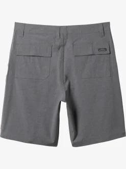 Quiksilver Waterman Backwater 20" Amphibian Boardshorts Sharkskin Best Sale