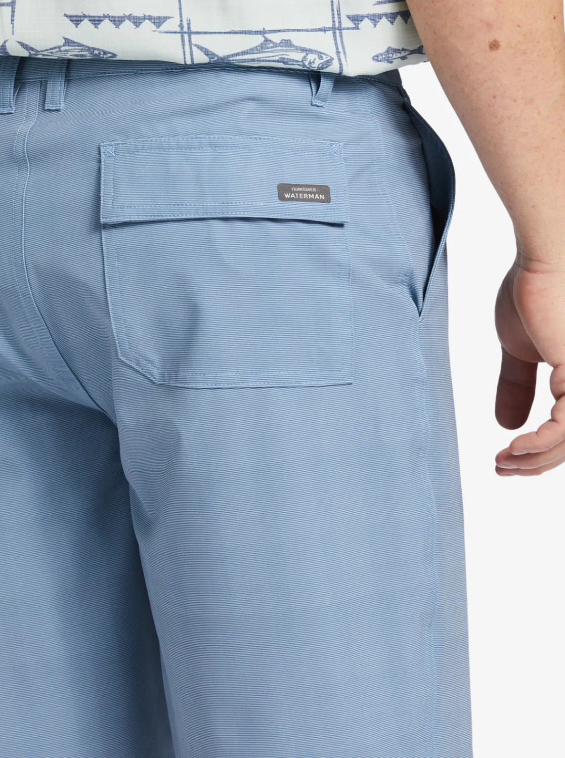 Quiksilver Waterman Backwater 20" Amphibian Boardshorts Ensign Blue New