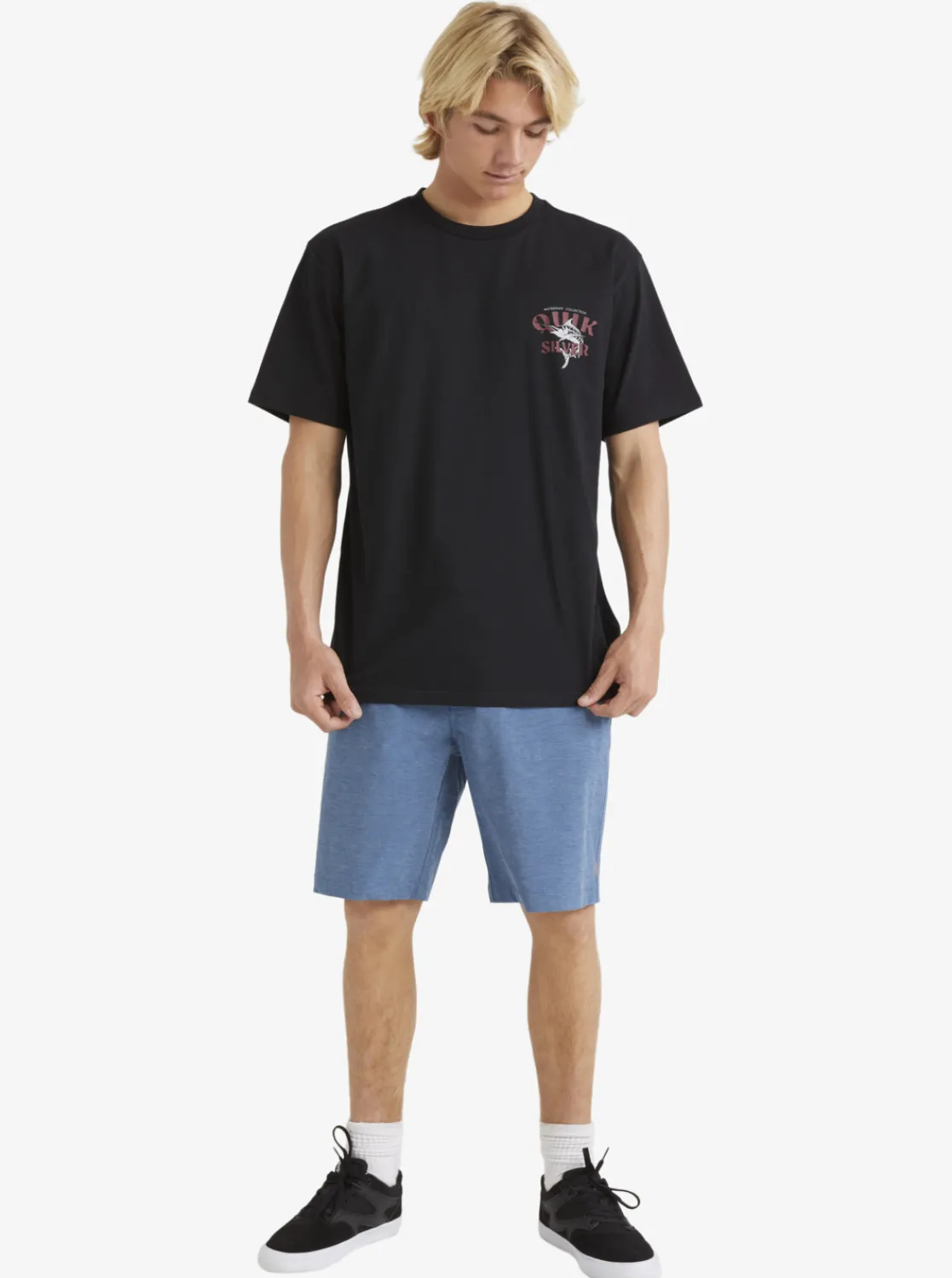 Quiksilver Waterman Backwater 20" Amphibian Boardshorts Ensign Blue New