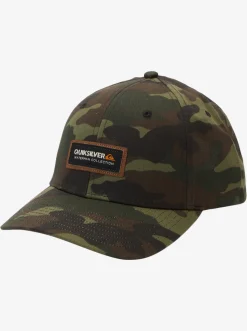 Quiksilver Waterman Bar Manager Snapback Hat Woodland Camo Hot