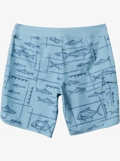 Quiksilver Waterman Bento Box 19" Boardshorts Bento Dusk Blue New
