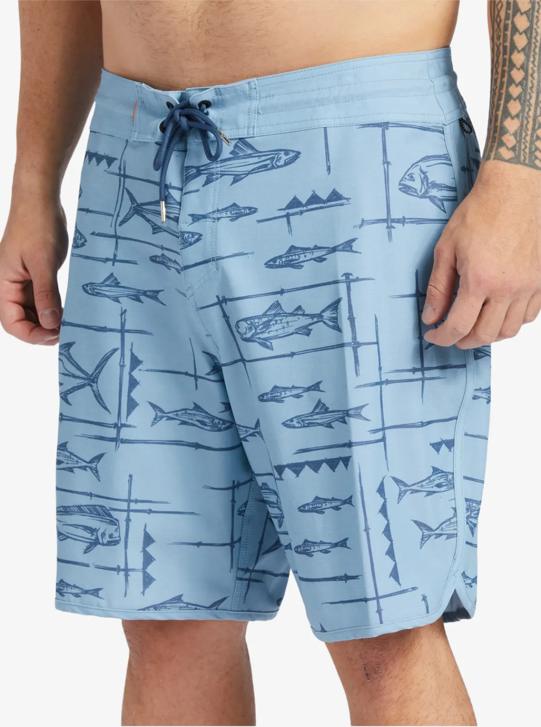 Quiksilver Waterman Bento Box 19" Boardshorts Bento Dusk Blue New
