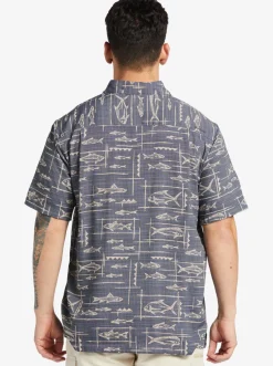 Quiksilver Waterman Bento Woven Shirt Bento Black Flash Sale