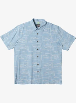 Quiksilver Waterman Bento Woven Shirt Bento Dusk Blue Online