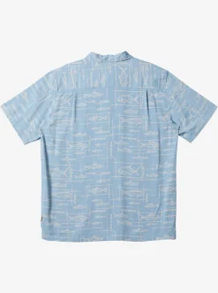 Quiksilver Waterman Bento Woven Shirt Bento Dusk Blue Online