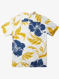 Quiksilver Waterman Big Charmer Short Sleeve Shirt Antique White Big Charmer Discount