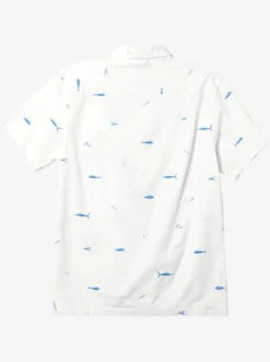 Quiksilver Waterman Big Pond Woven Shirt Big Pond White Outlet