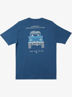 Quiksilver Waterman Bruiser Qt-Shirt Ensign Blue Clearance
