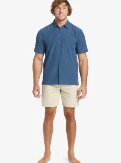 Quiksilver Waterman Centinela Premium Anti-Wrinkle Shirt Midnight Navy Centinella Best Sale