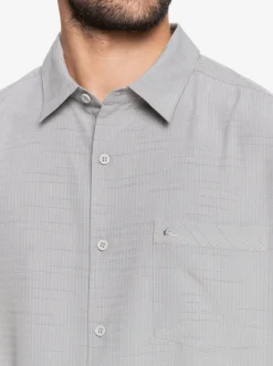 Quiksilver Waterman Centinela Premium Anti-Wrinkle Shirt Flint Gray Centinella Flash Sale