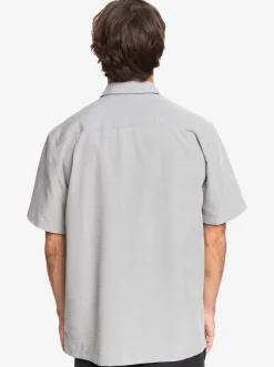 Quiksilver Waterman Centinela Premium Anti-Wrinkle Shirt Flint Gray Centinella Flash Sale