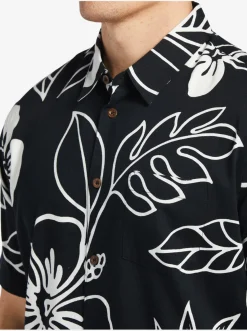 Quiksilver Waterman Cruise Town Woven Shirt Black Cruise Town Clearance