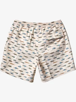 Quiksilver Waterman Drag Week 17" Volleys Tea Drag Week V Flash Sale