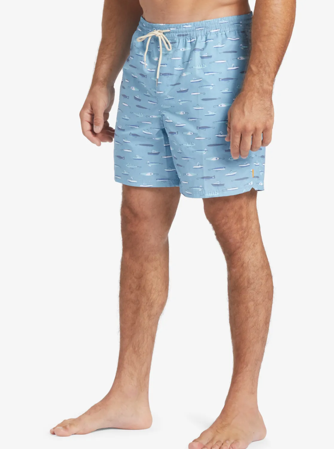 Quiksilver Waterman Drag Week 17" Volleys Dusk Blue Drag Week Hot