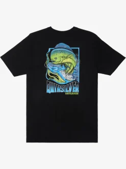 Quiksilver Waterman Fish Flow Qt-Shirt Black Best