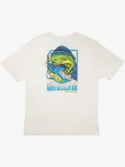 Quiksilver Waterman Fish Flow Qt-Shirt Snow White Store
