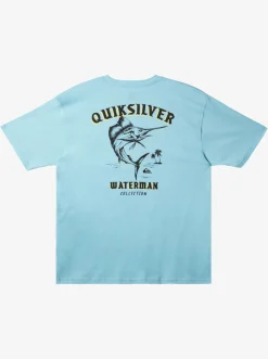Quiksilver Waterman Fish On T-Shirt Gulf Stream Best