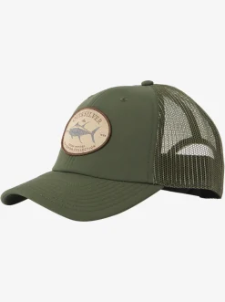 Quiksilver Waterman Hook Minded Trucker Hat Dusty Olive Store